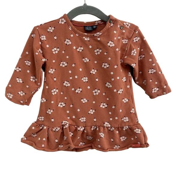 BabyFace Ruffle Floral Dress Baby Girl 9 Months - Picture 1 of 6